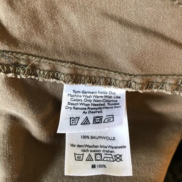 Eddie Bauer Olive Green Shaw Fit Cotton Pants- 14 - Picture 7 of 8